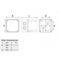 Термопластикова коробка Bemis BB2-0531-0063 ABS 120x120x140 IP44 (5.1.1.98539)