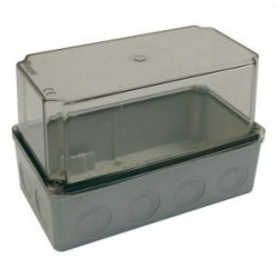 Термопластикова коробка Bemis BB2-0621-0063 ABS 120x225x140 IP44 з прозорою кришкою (5.1.1.113823)