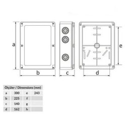 Термопластикова коробка Bemis BB2-0631-0063 ABS 120x225x140 IP44 (5.1.1.98541)