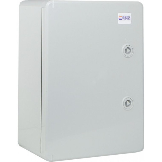 Ударостійкий корпус з АБС-пластику Аско-Укрем UBox 250x350x150мм (непрозорі дверцята)