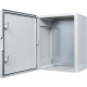 Ударостійкий корпус з АБС-пластику Аско-Укрем UBox 400x500x180мм (непрозорі дверцята)