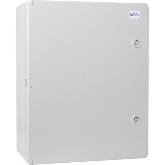 Ударостійкий корпус з АБС-пластику Аско-Укрем UBox 400x500x240мм (непрозорі дверцята)