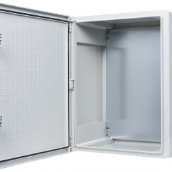 Ударостійкий корпус з АБС-пластику Аско-Укрем UBox 400x500x240мм (непрозорі дверцята)