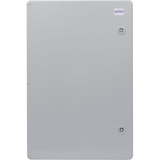 Ударостійкий корпус з АБС-пластику Аско-Укрем UBox 400x600x200мм (непрозорі дверцята)