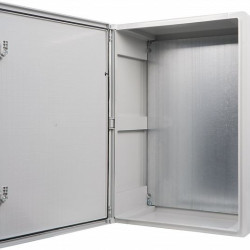 Ударостійкий корпус з АБС-пластику Аско-Укрем UBox 500x700x250мм (непрозорі дверцята)
