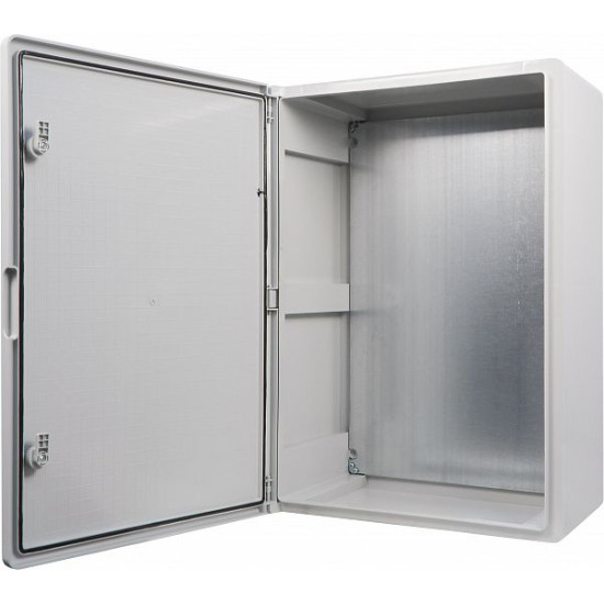 Ударостійкий корпус з АБС-пластику Аско-Укрем UBox 500x700x250мм (непрозорі дверцята)