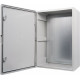 Ударостійкий корпус з АБС-пластику Аско-Укрем UBox 500x700x250мм (непрозорі дверцята)