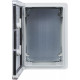 Ударостійкий корпус з АБС-пластику Аско-Укрем UBox 250x350x150мм (прозорі дверцята)