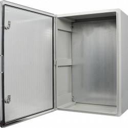 Ударостійкий корпус з АБС-пластику Аско-Укрем UBox 500x700x250мм (прозорі дверцята)