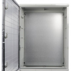 Ударостійкий корпус з АБС-пластику Аско-Укрем UBox 600x800x280мм (прозорі дверцята)