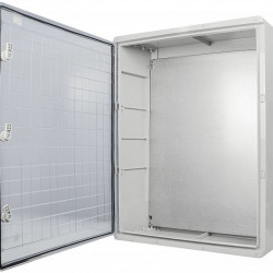 Ударостійкий корпус з АБС-пластику Аско-Укрем UBox 600x800x280мм (прозорі дверцята)