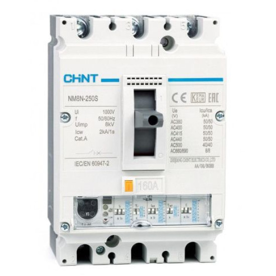 Силовий автомат Chint NM8N-250S EN 160 3P