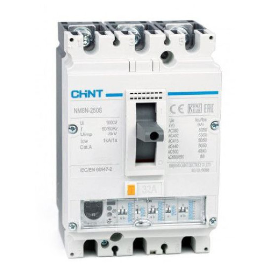 Силовий автомат Chint NM8N-250S EN 32 3P