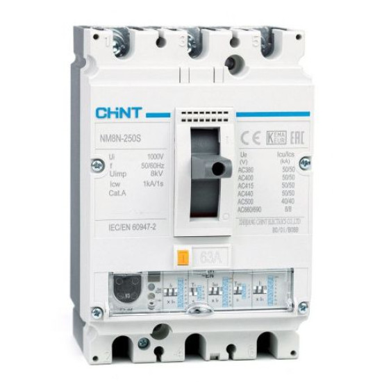Силовий автомат Chint NM8N-250S EN 63 3P