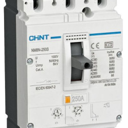 Корпусний автоматичний вимикач Chint NM8N-250S TM 250 3P