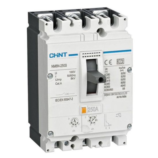 Корпусний автоматичний вимикач Chint NM8N-250S TM 125 3P