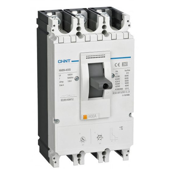 Корпусний автоматичний вимикач Chint NM8N-400S TM 400 3P