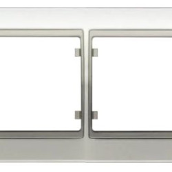 Подвійна рамка Siemens Mega S22002-BP (білий перламутр)