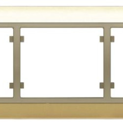 Потрійна рамка Siemens Mega S22003-DM (золото мальта)