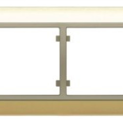 Чотириразова рамка Siemens Mega S22004-DM (золото мальта)