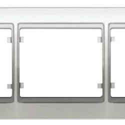 Потрійна рамка Siemens Mega S22003-BS (білий сатин)