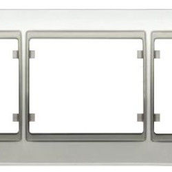 Потрійна рамка Siemens Mega S22003-BP (білий перламутр)