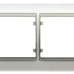 Чотириразова рамка Siemens Mega S22004-BP (білий перламутр)