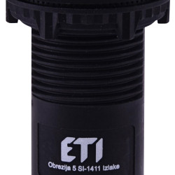 Моноблочна втоплена кнопка ETI 004771471 ECF-11-G (1NO+1NC зелена)