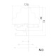 Трирівнева клема ETI 003901321 VS 2.5 NA 3 N (2.5мм² (синя))
