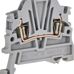 Пружинна клема ETI 003903130 ESP-HMM.1 (1.5мм² сіра)