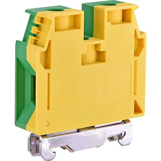 Заземлююча клема ETI 003903073 ESC-TEC.35/O (35мм² жовто-зелена)