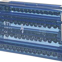 Розподільний клемний блок ETI 001102305 EDB-415 4p 3L+PE/N 125A на 15 виходів