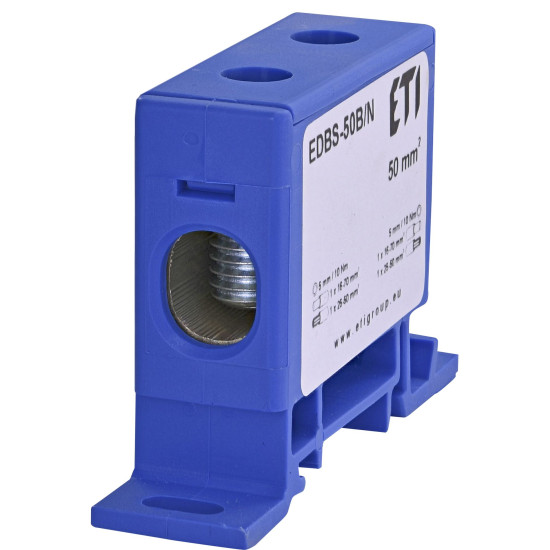 Розподільний блок ETI 001102420 EDBS-50B/N (150А 16-70мм²)