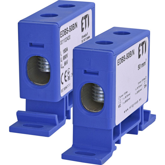 Розподільний блок ETI 001102420 EDBS-50B/N (150А 16-70мм²)