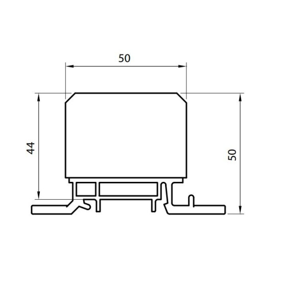Розподільний блок ETI 001102427 EDBM-8/PE (192А 1x4-70; 2x4-35; 3x2.5-25)