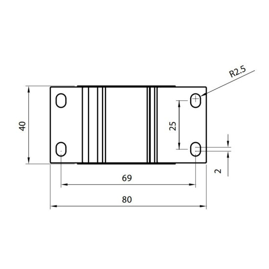 Розподільний блок ETI 001102427 EDBM-8/PE (192А 1x4-70; 2x4-35; 3x2.5-25)