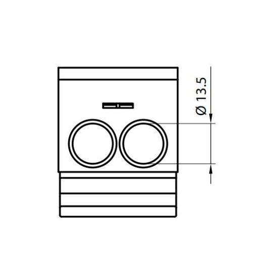 Розподільний блок ETI 001102426 EDBM-8/N (192А 1x4-70; 2x4-35; 3x2.5-25)