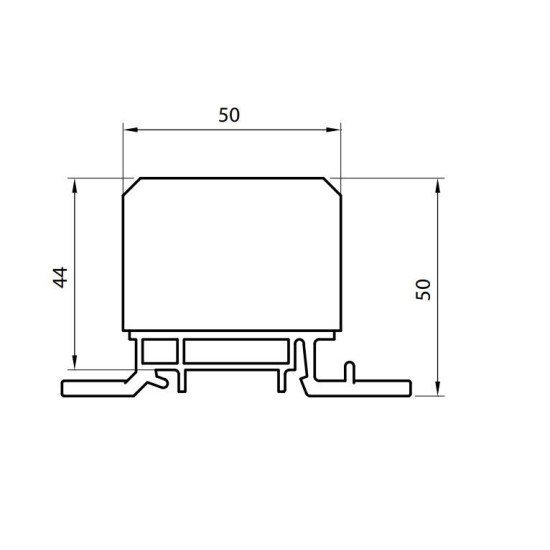Розподільний блок ETI 001102424 EDBM-7/PE (192А 1x4-70; 3x2.5-25; 4x2.5-16)