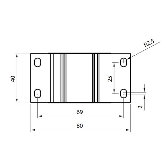 Розподільний блок ETI 001102417 EDBM-6/PE (192А 1x4-70; 2x4-50; 1x4-25)