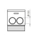 Розподільний блок ETI 001102403 EDBM-6 (192А 1x4-70; 2x4-50; 1x4-25)