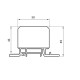 Розподільний блок ETI 001102403 EDBM-6 (192А 1x4-70; 2x4-50; 1x4-25)
