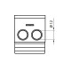 Розподільний блок ETI 001102413 EDBM-2/PE (160А 1x4-70; 2x4-35; 3x2.5-25)