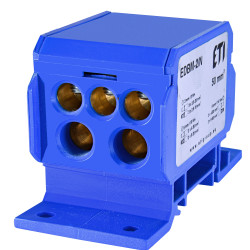 Розподільний блок ETI 001102412 EDBM-2/N (160А 1x4-70; 2x4-35; 3x2.5-25)