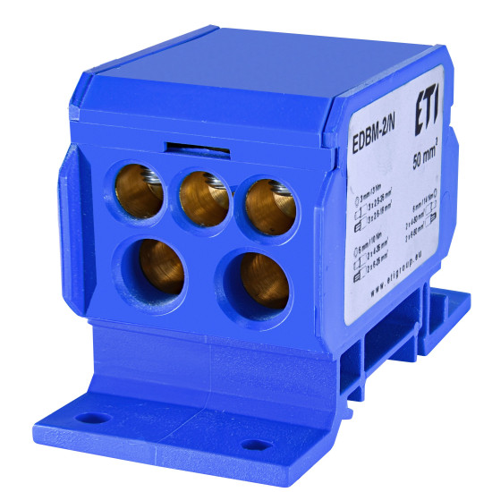 Розподільний блок ETI 001102412 EDBM-2/N (160А 1x4-70; 2x4-35; 3x2.5-25)
