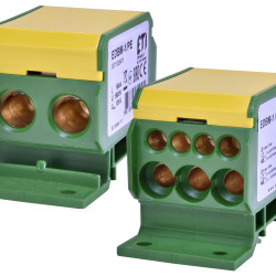 Розподільний блок ETI 001102411 EDBM-1/PE (160А 1x4-50; 3x2.5-25; 4x2.5-16)