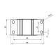Розподільний блок ETI 001102410 EDBM-1/N (160А 1x4-50; 3x2.5-25; 4x2.5-16)