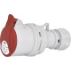 Кабельний силовий роз'єм ETI 004482001 ES-1643 IP44 (16A 400V 3P+PE)