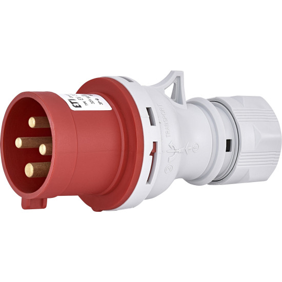 Кабельна силова вилка ETI 004482020 EV-3243 IP44 (32A 400V 3P+PE)