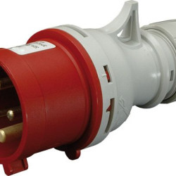 Кабельна силова вилка з реверсом фаз ETI 004482023 EVO-3253 IP44 (32A 400V 3P+N+PE)
