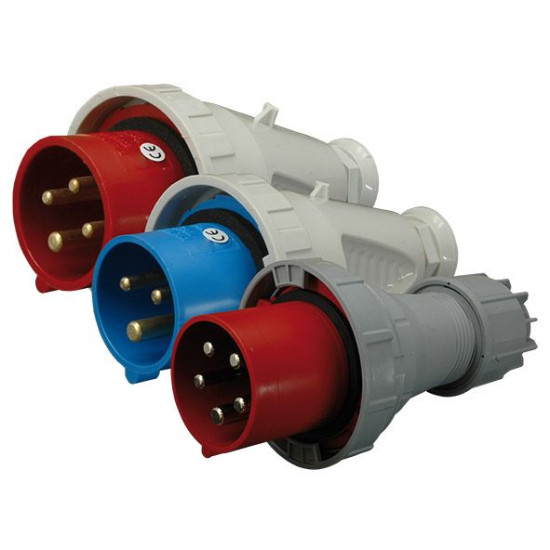 Кабельна силова вилка ETI 004482024 EVH-1632 IP67 (16A 230V 2P+PE)